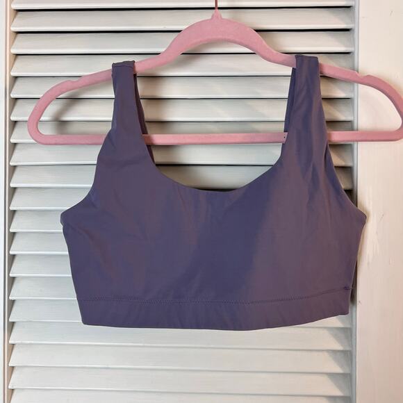 Everlane Perform Bra Purple Gray Women’s Small Minimalist Athleisure Activewear - Picture 3 of 7